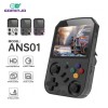 GAMINJA ANS01A Open Source Retro Handheld Video Game Console Linux System 3.5 Inch IPS Screen Portable Pocket Player