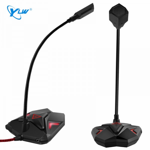 YLW G55 USB Omnidirectional High-Sensitivity Capacitive Game Microphone With Playing Game Essential Artifact